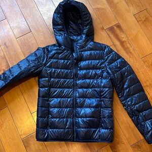 Uniqlo Classic Navy Ultra Lightweight Packable Hooded Puffer Jacket